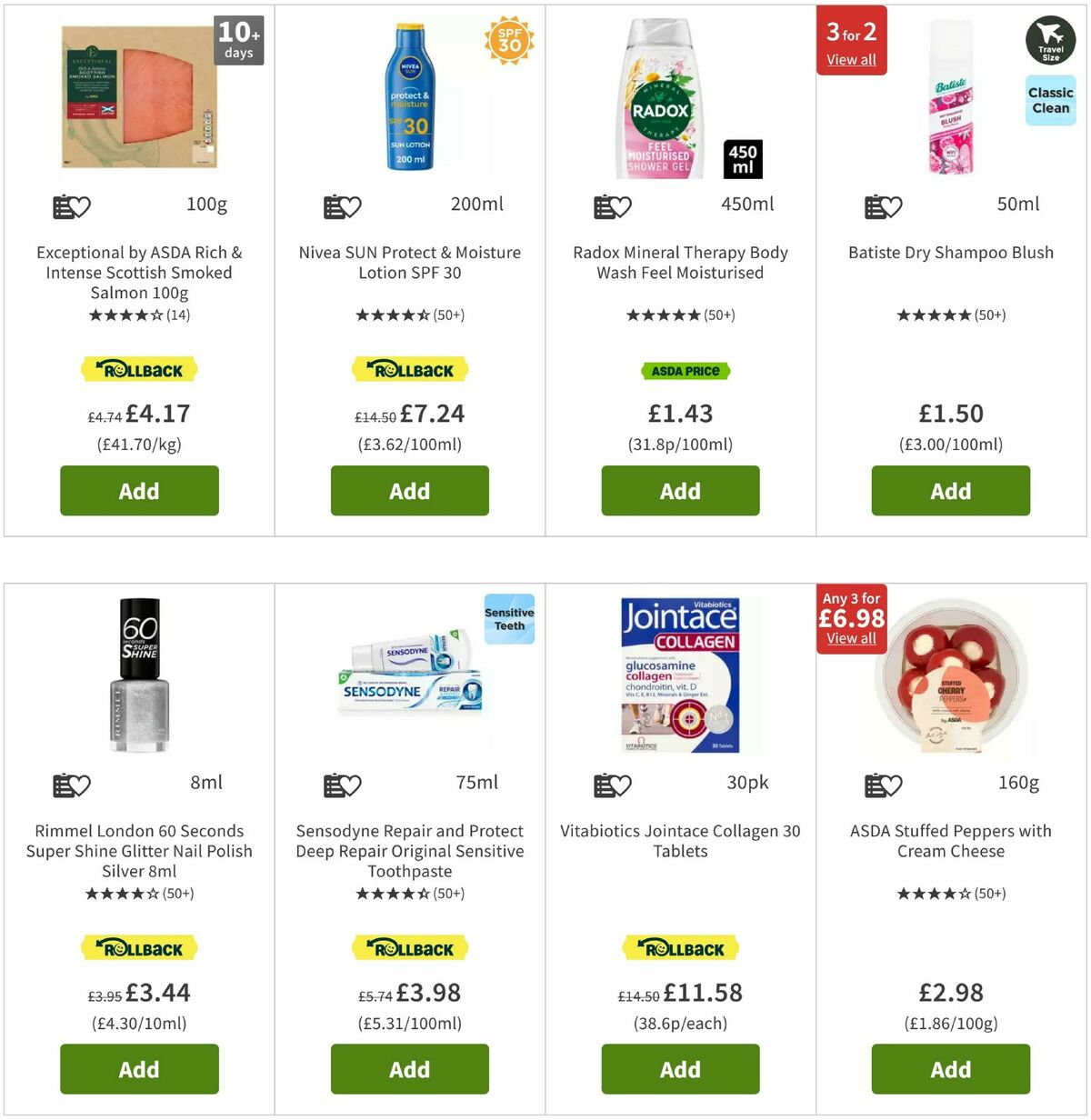 ASDA Offers from 9 May