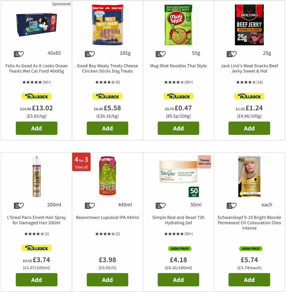 ASDA Offers from 9 May