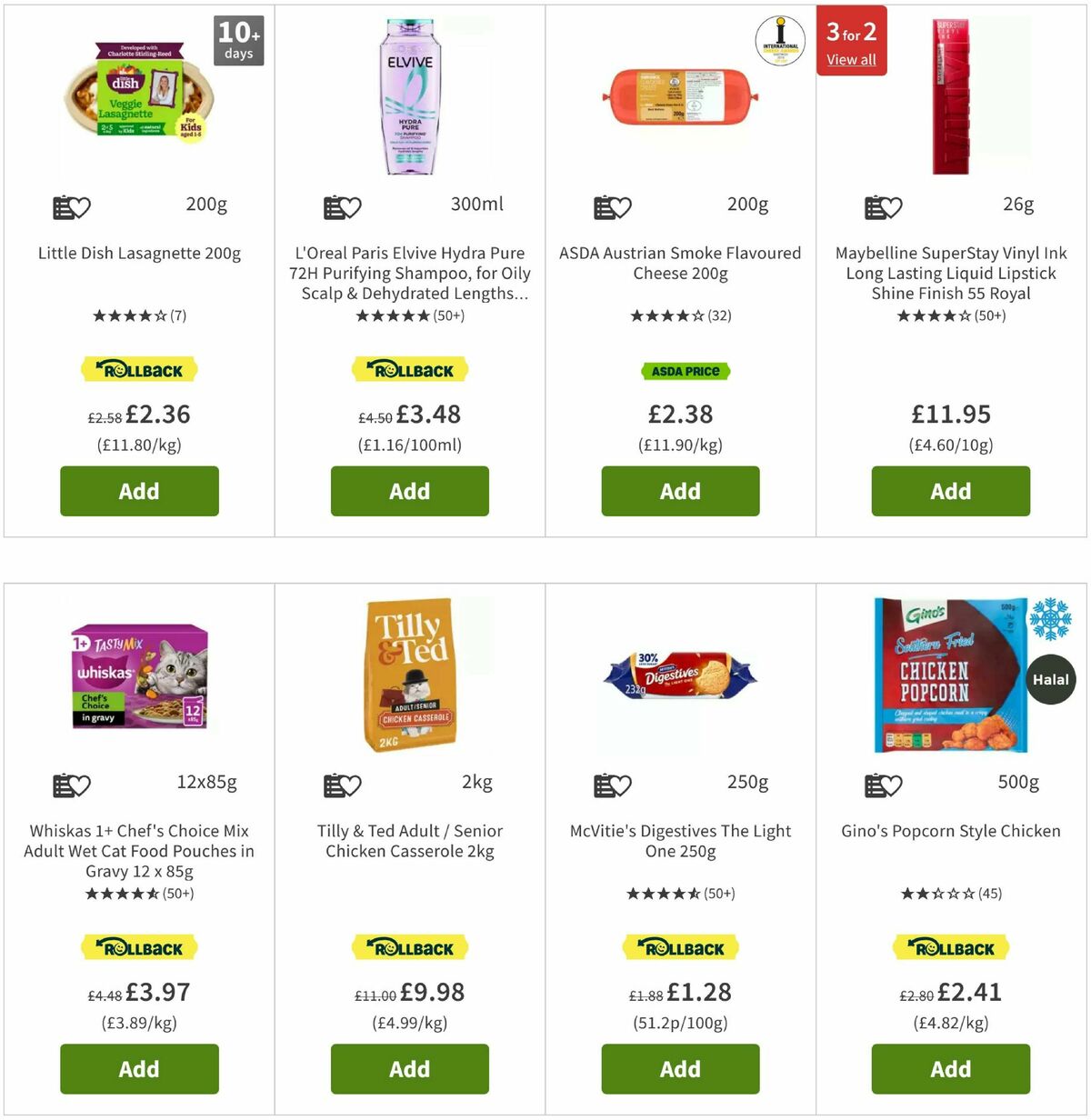 ASDA Offers from 9 May