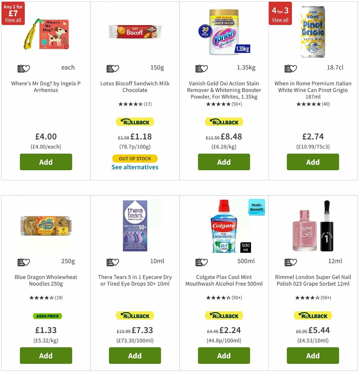 ASDA Offers from 16 May