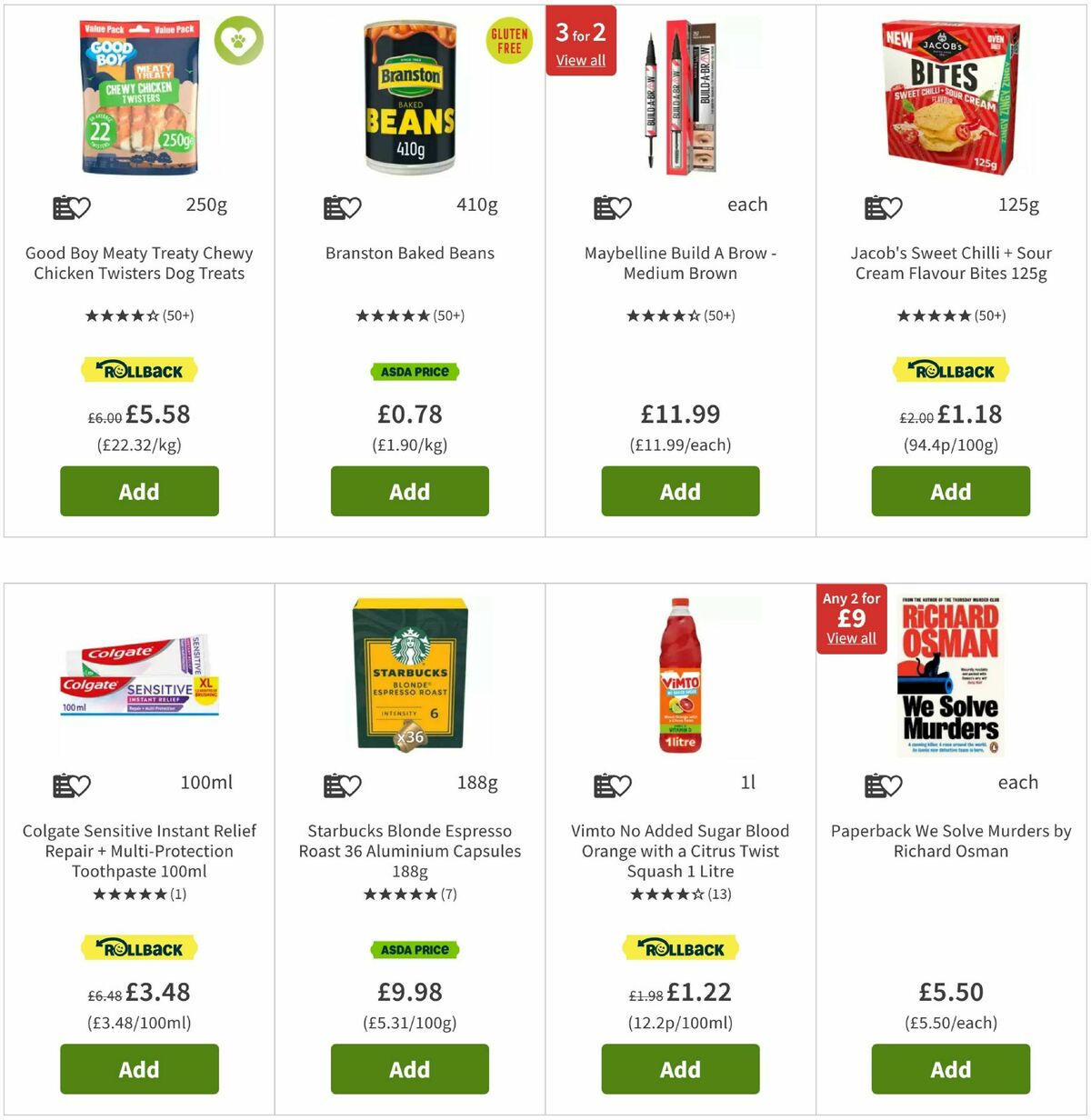 ASDA Offers from 16 May