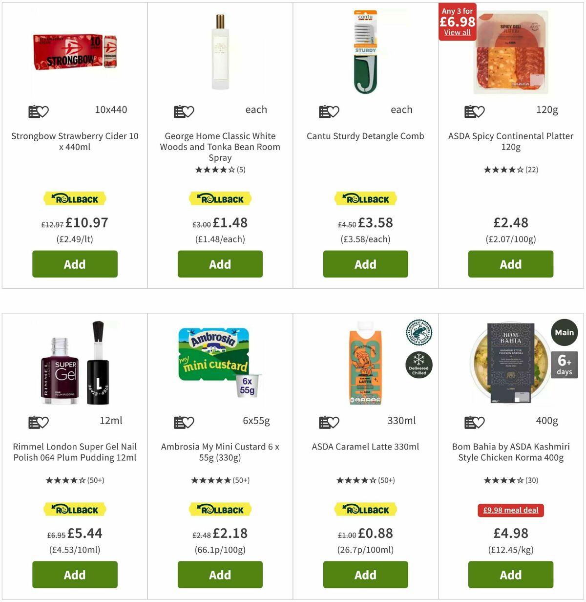 ASDA Offers from 16 May