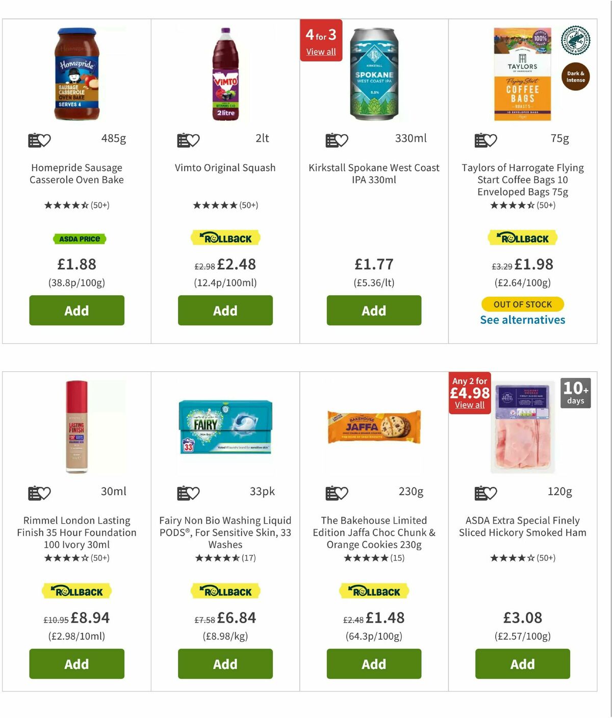 ASDA Offers from 6 June