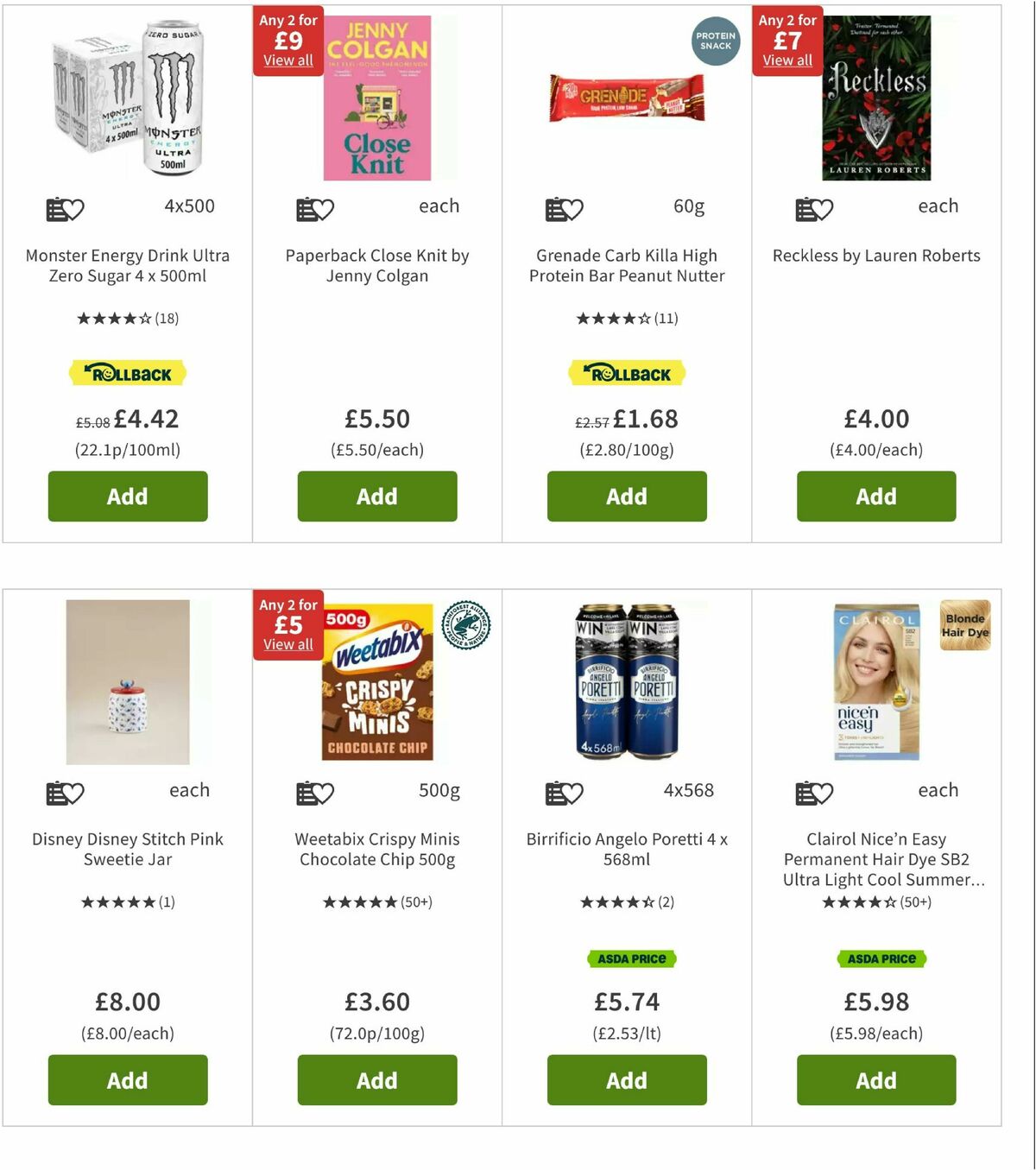 ASDA Offers from 6 June