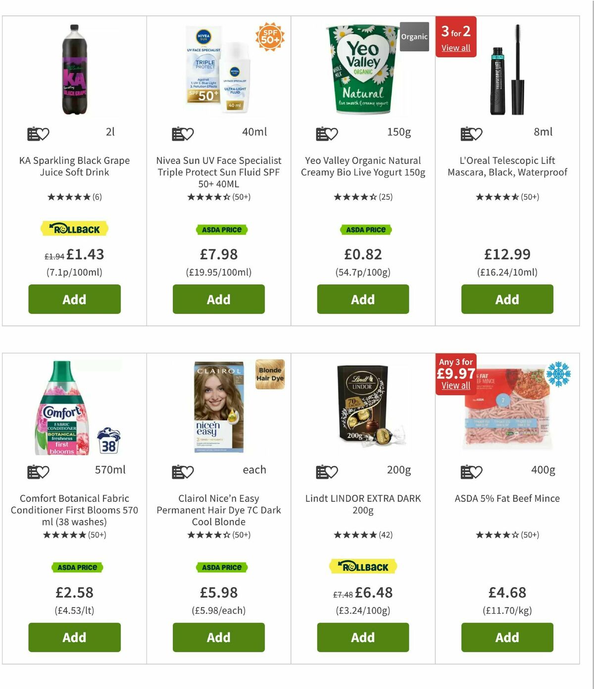 ASDA Offers from 6 June