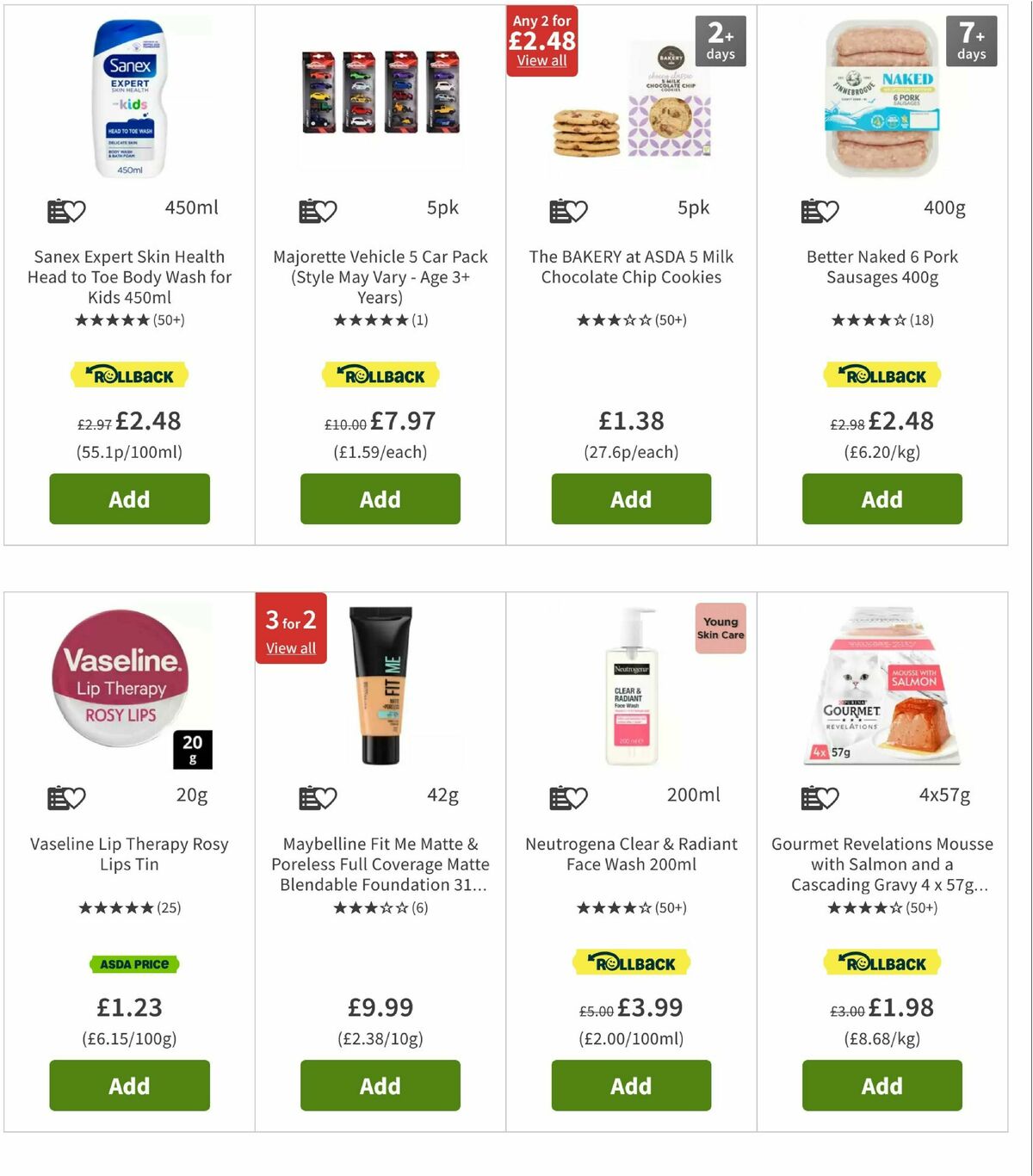 ASDA Offers from 6 June