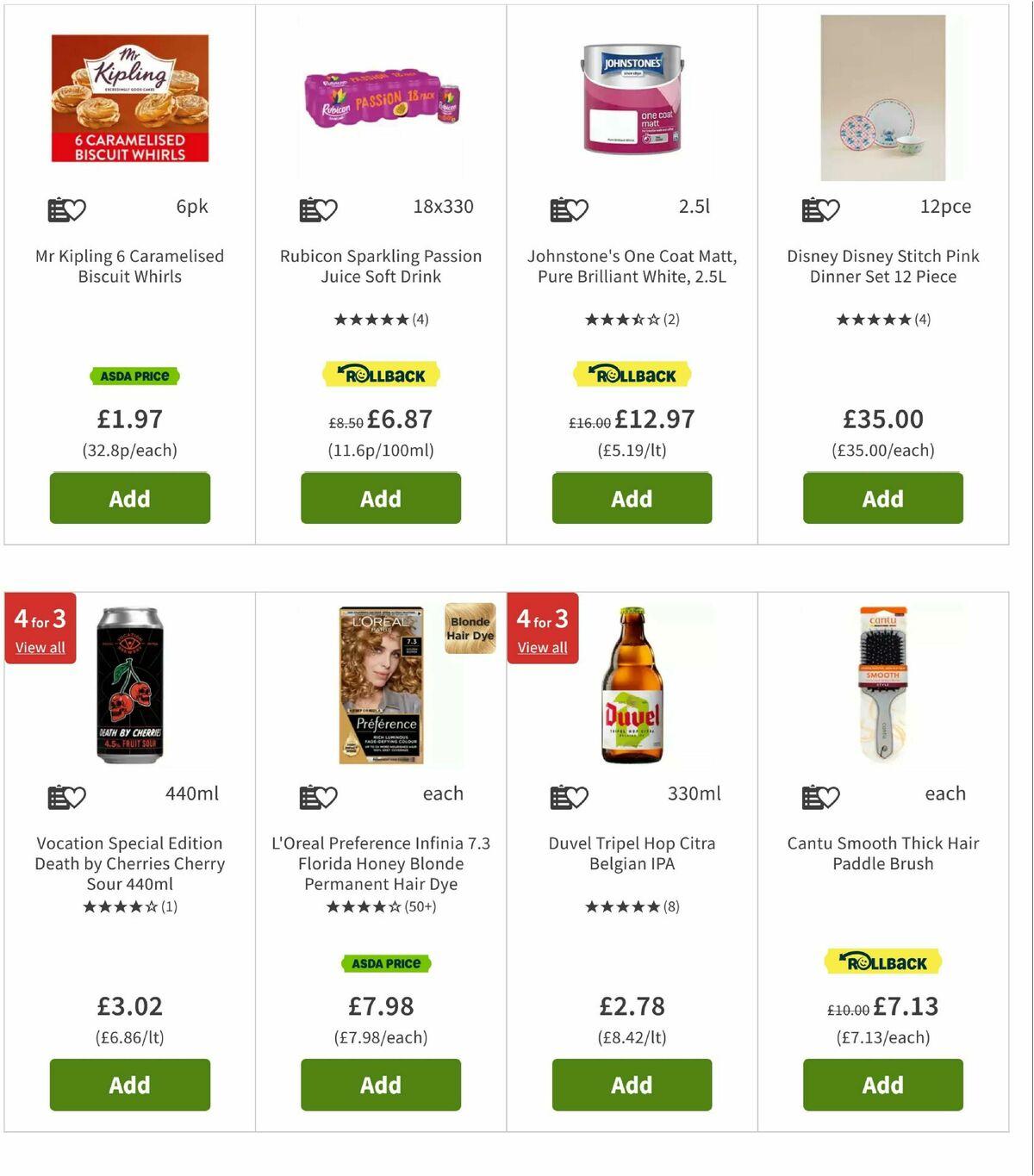 ASDA Offers from 6 June