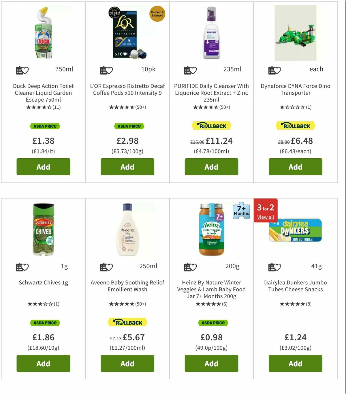 ASDA Offers from 6 June