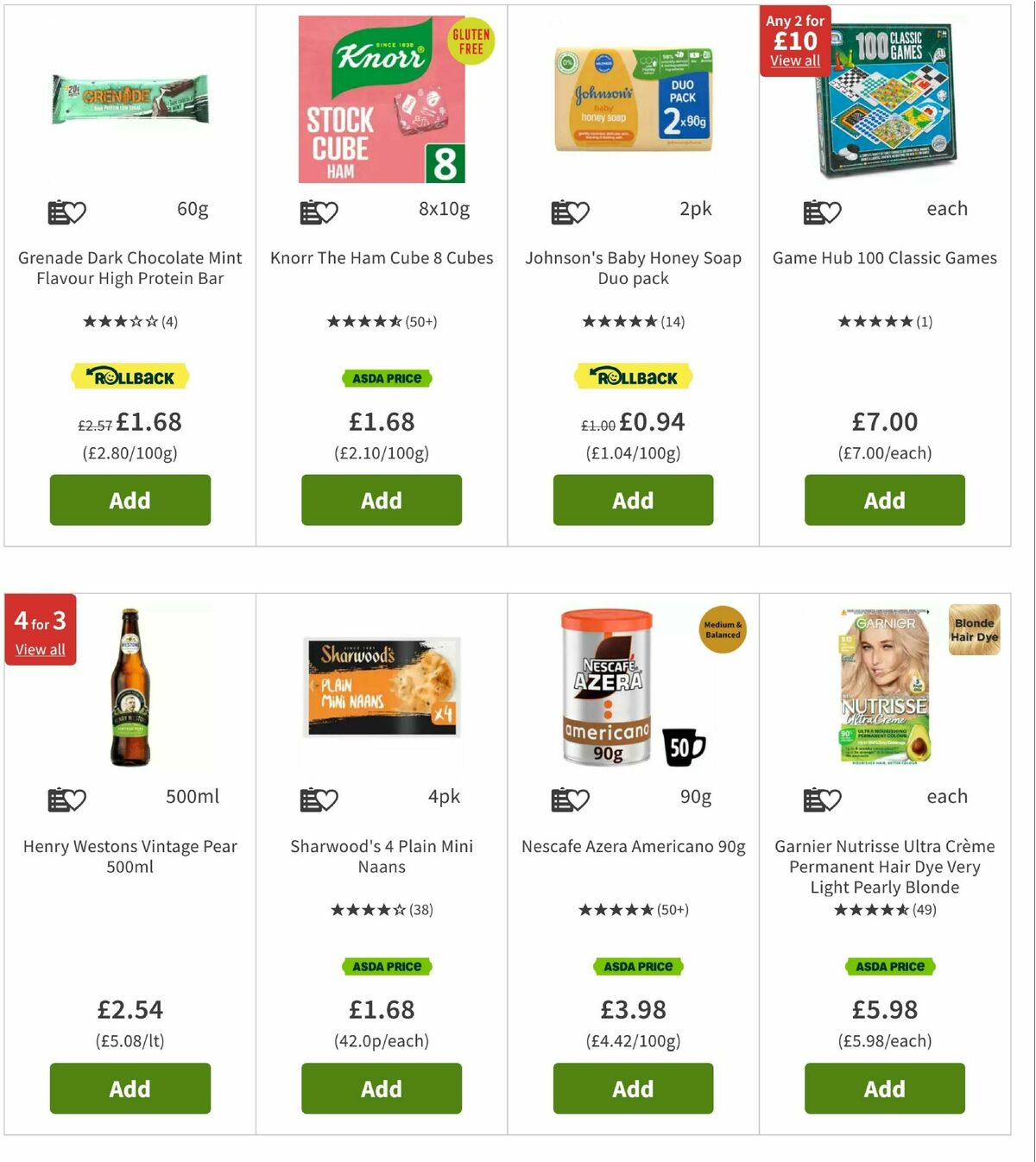 ASDA Offers from 6 June