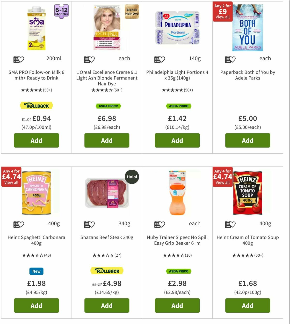 ASDA Offers from 6 June