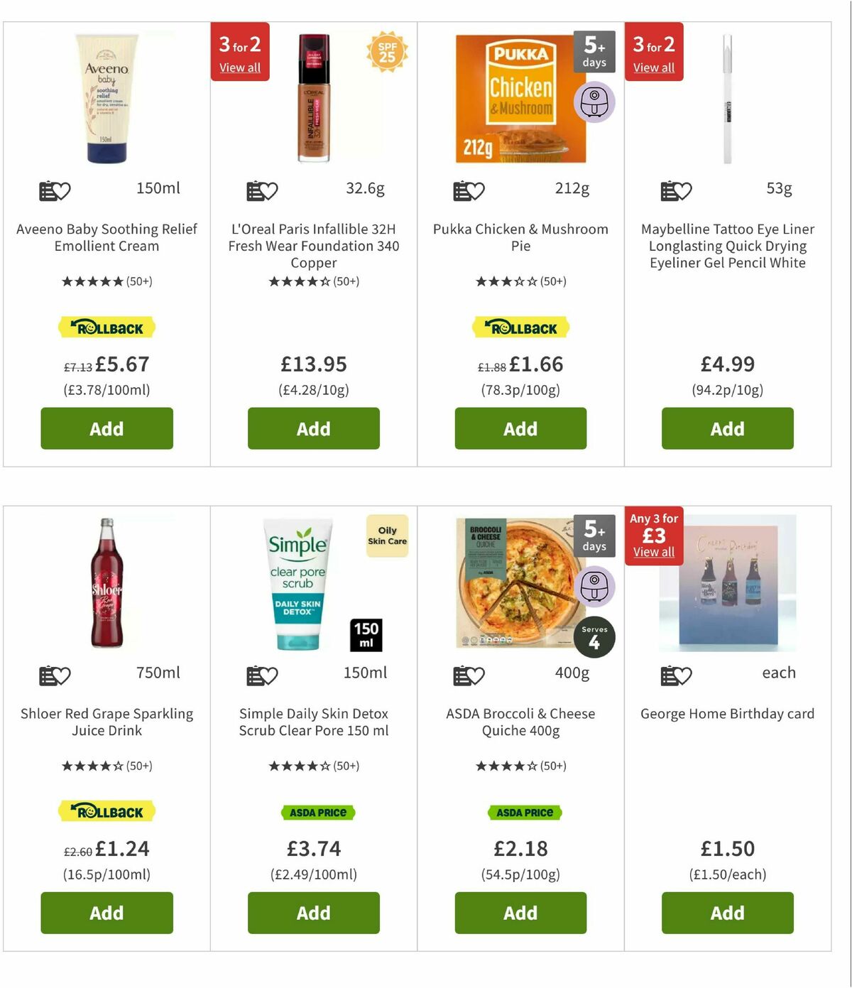 ASDA Offers from 6 June