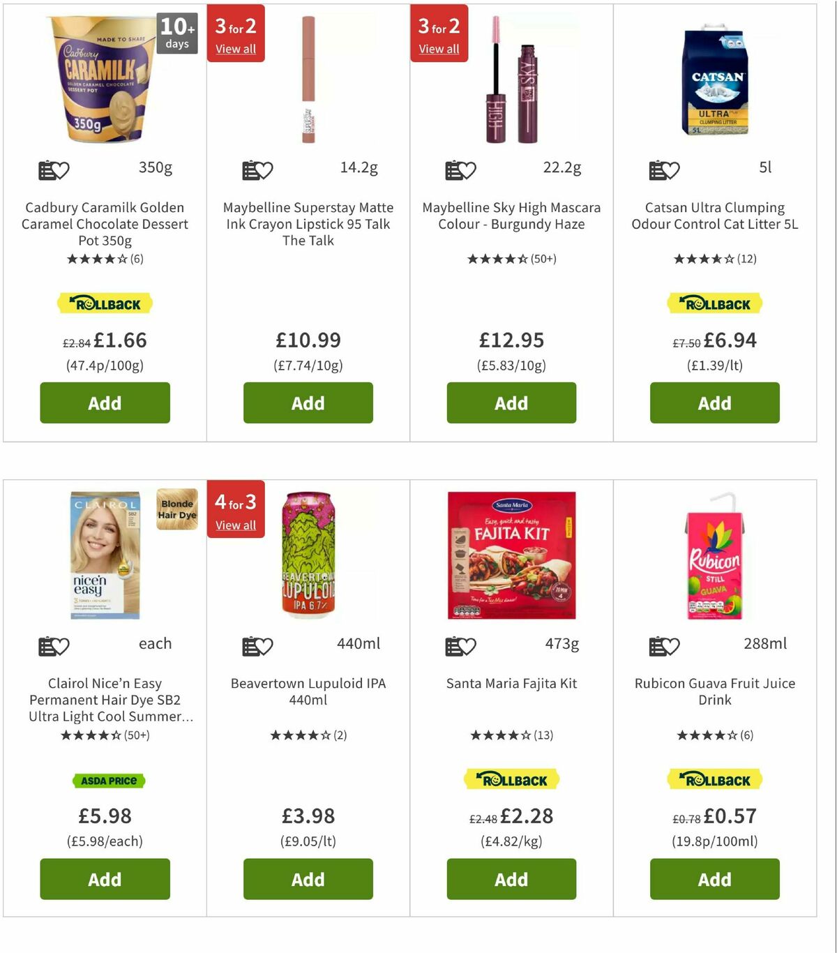 ASDA Offers from 6 June