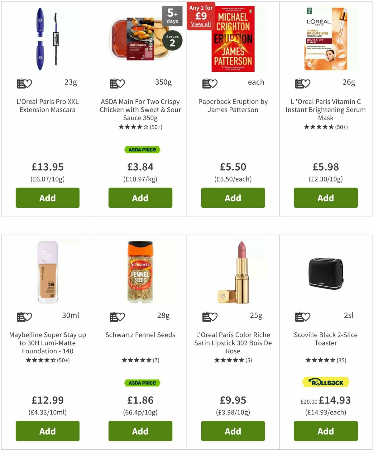 ASDA Offers from 13 June