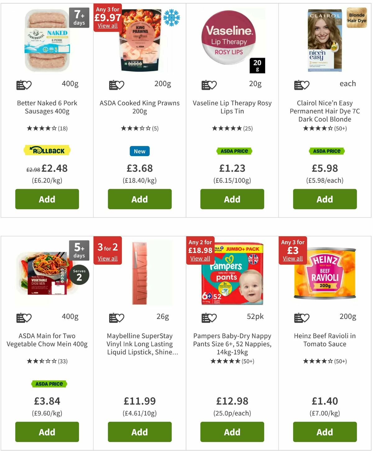 ASDA Offers from 20 June