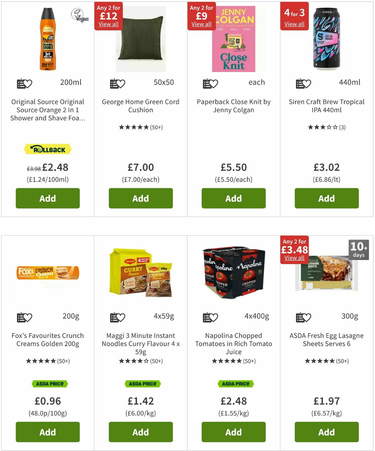 ASDA Offers from 20 June