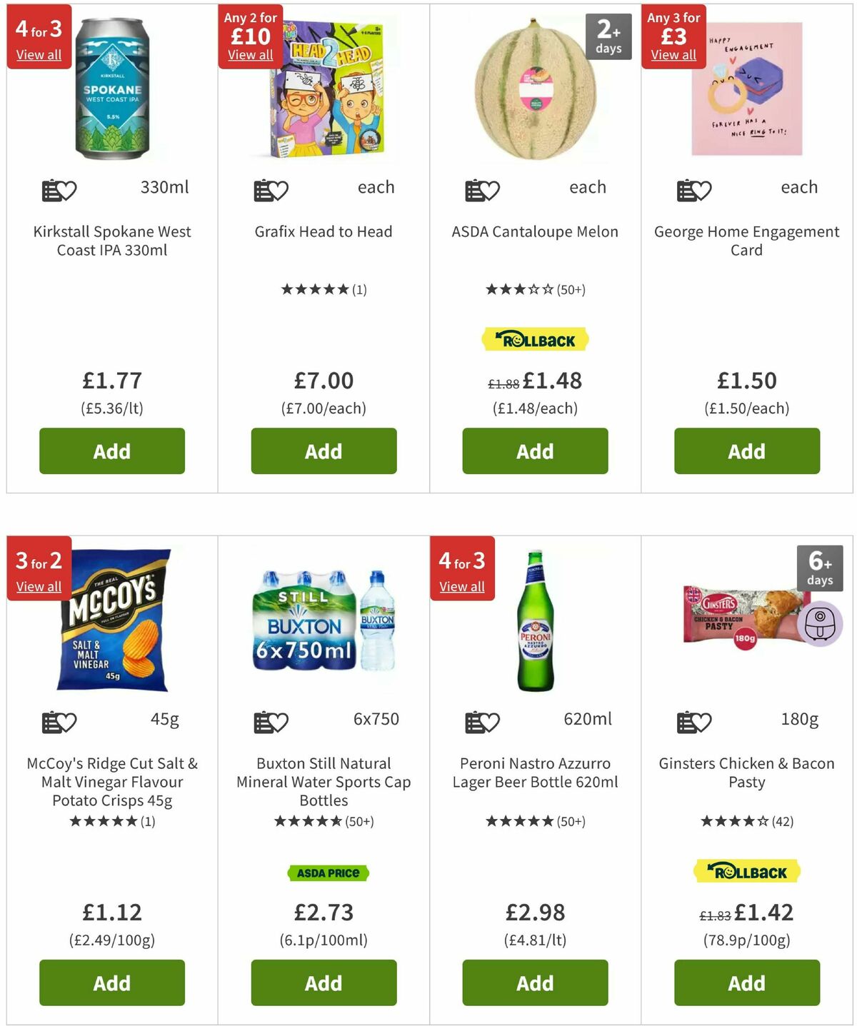 ASDA Offers from 27 June