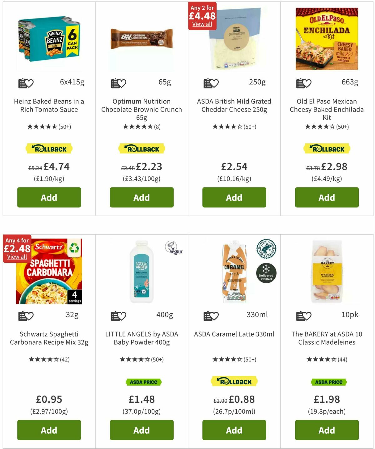 ASDA Offers from 27 June
