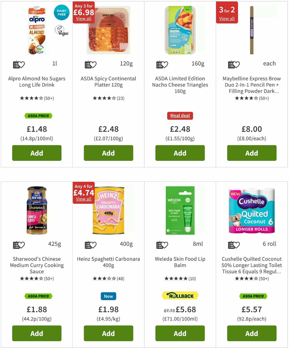 ASDA Offers from 27 June