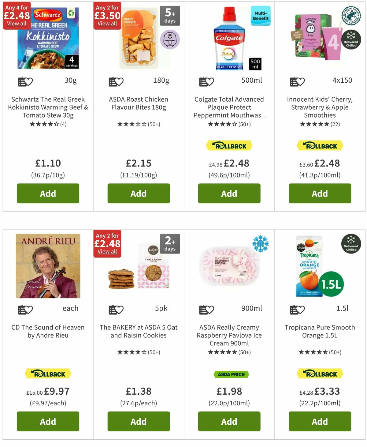 ASDA Offers from 27 June