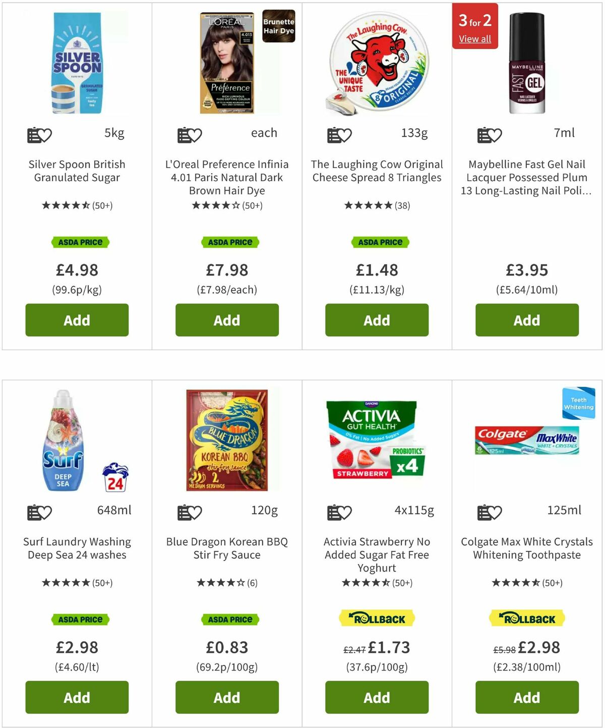 ASDA Offers from 27 June