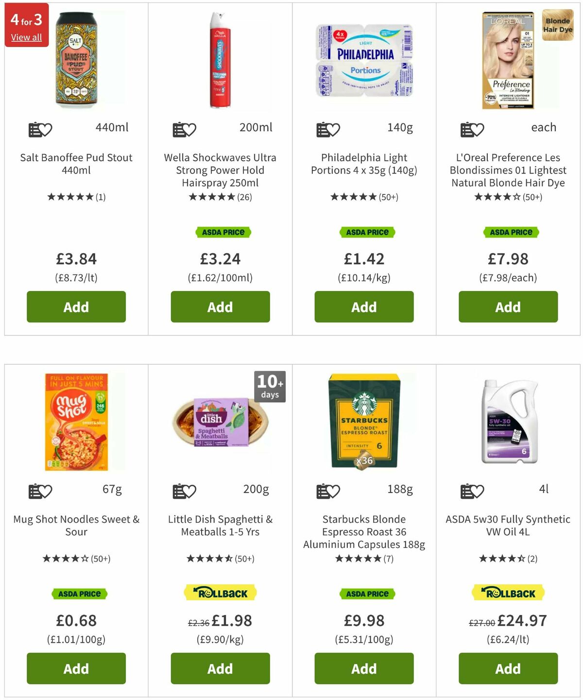 ASDA Offers from 27 June