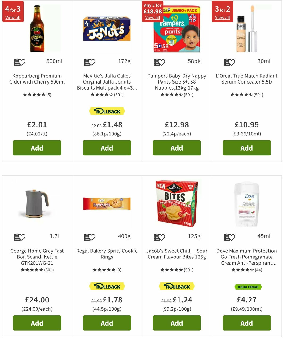 ASDA Offers from 27 June