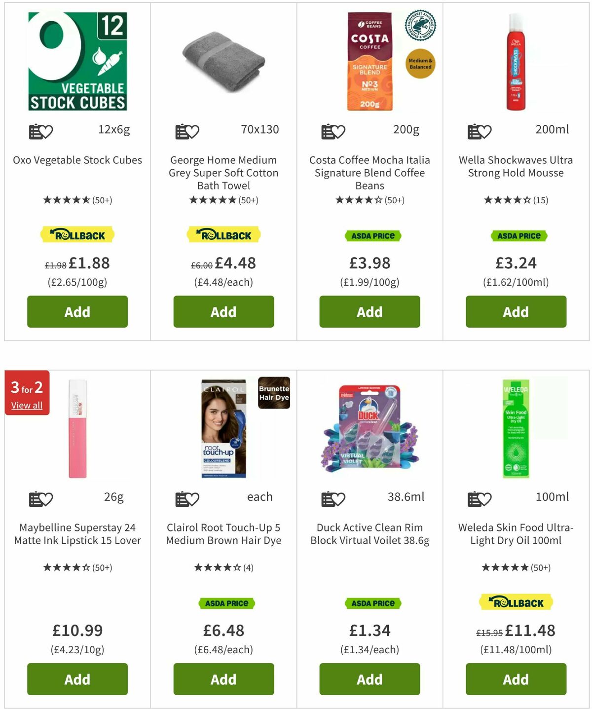 ASDA Offers from 27 June