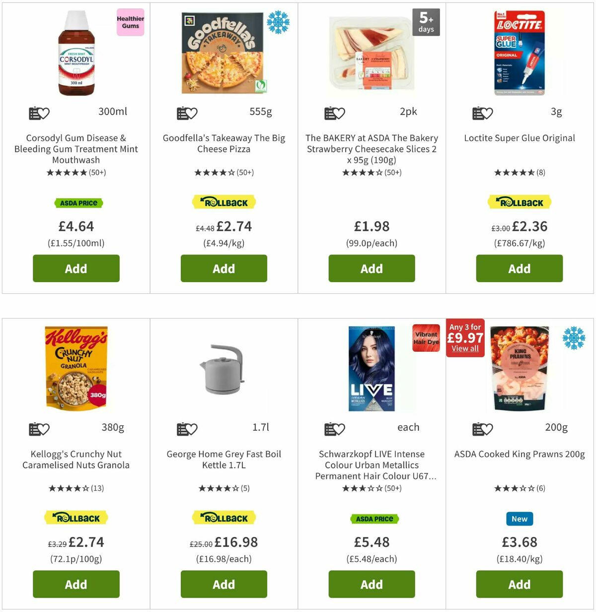 ASDA Offers from 4 July