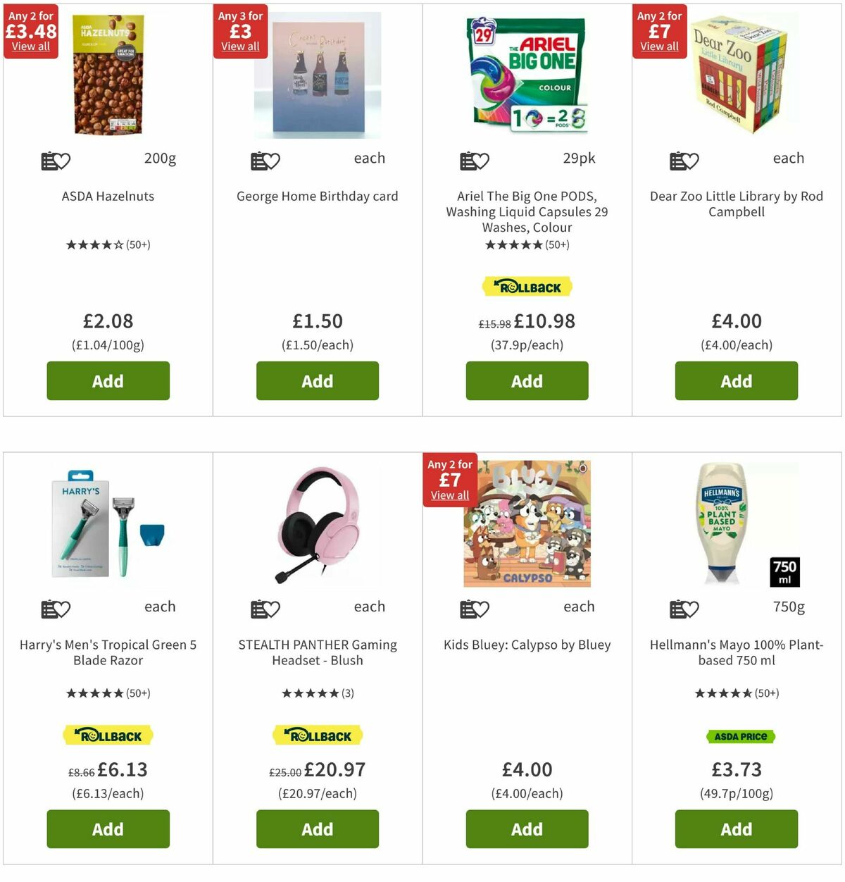 ASDA Offers from 4 July