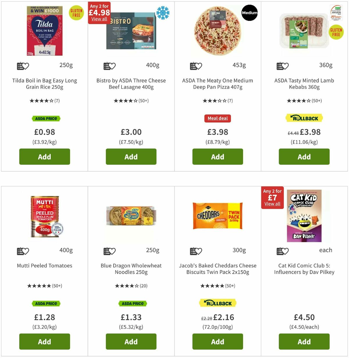 ASDA Offers from 4 July