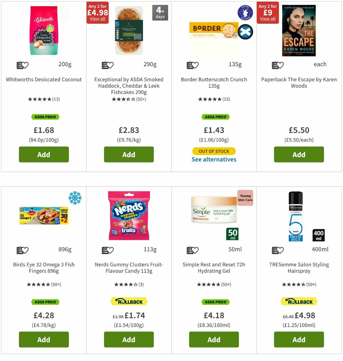 ASDA Offers from 4 July