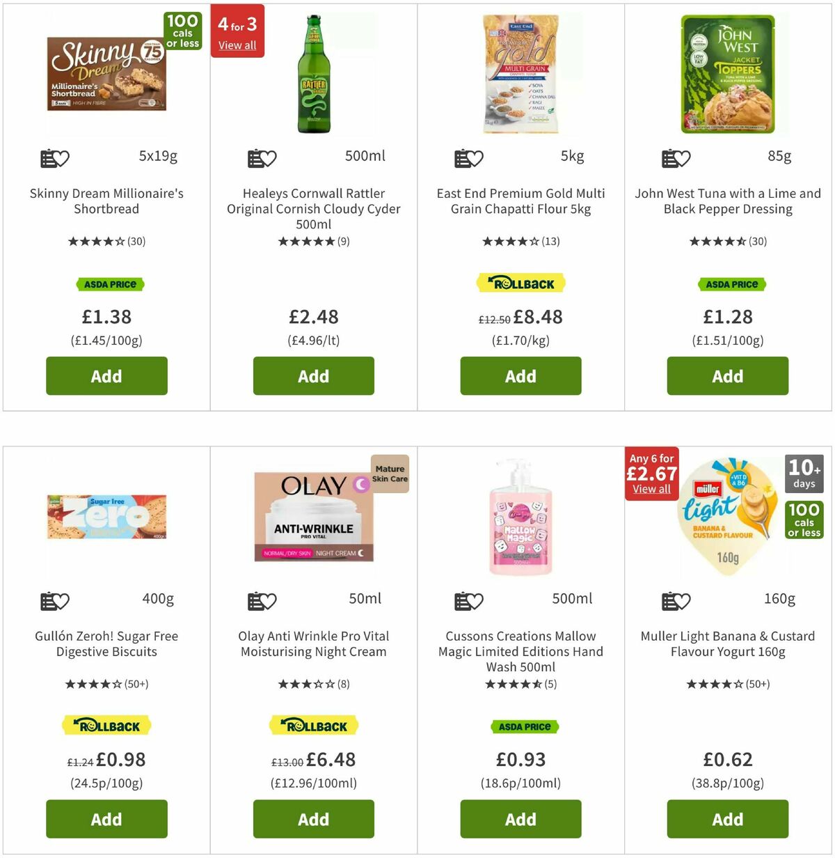 ASDA Offers from 4 July