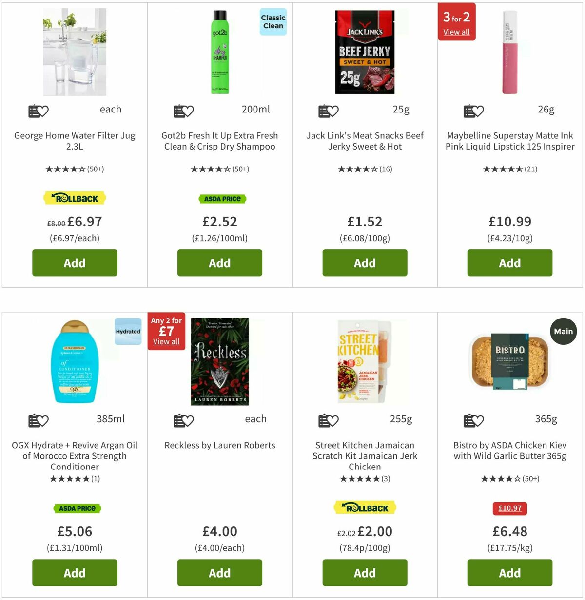 ASDA Offers from 4 July