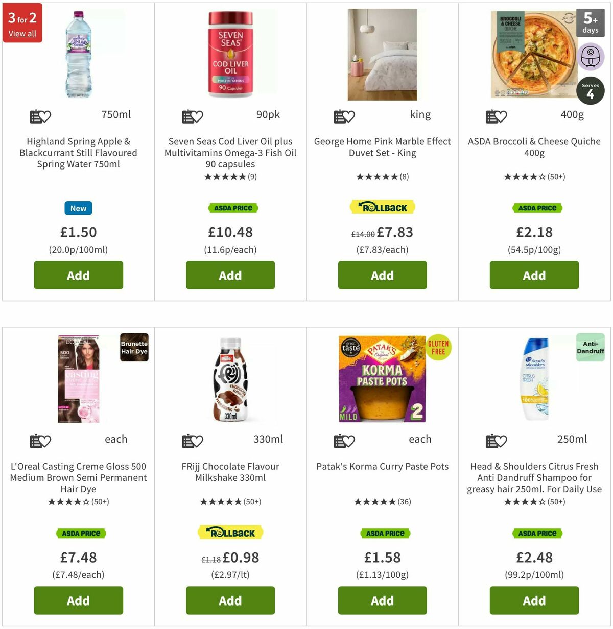 ASDA Offers from 4 July