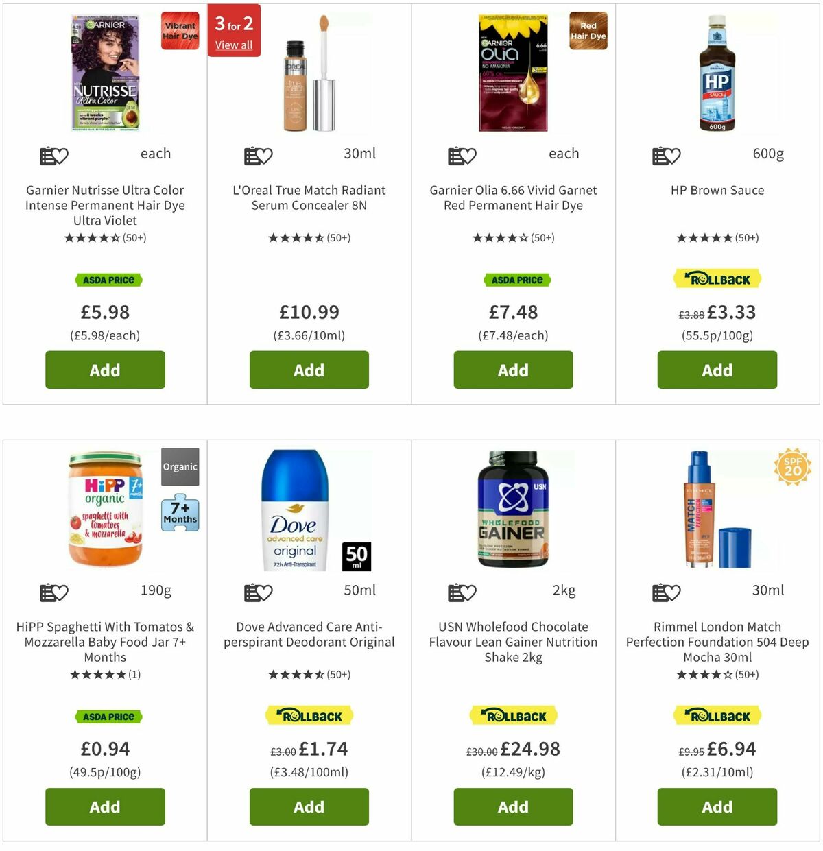 ASDA Offers from 4 July
