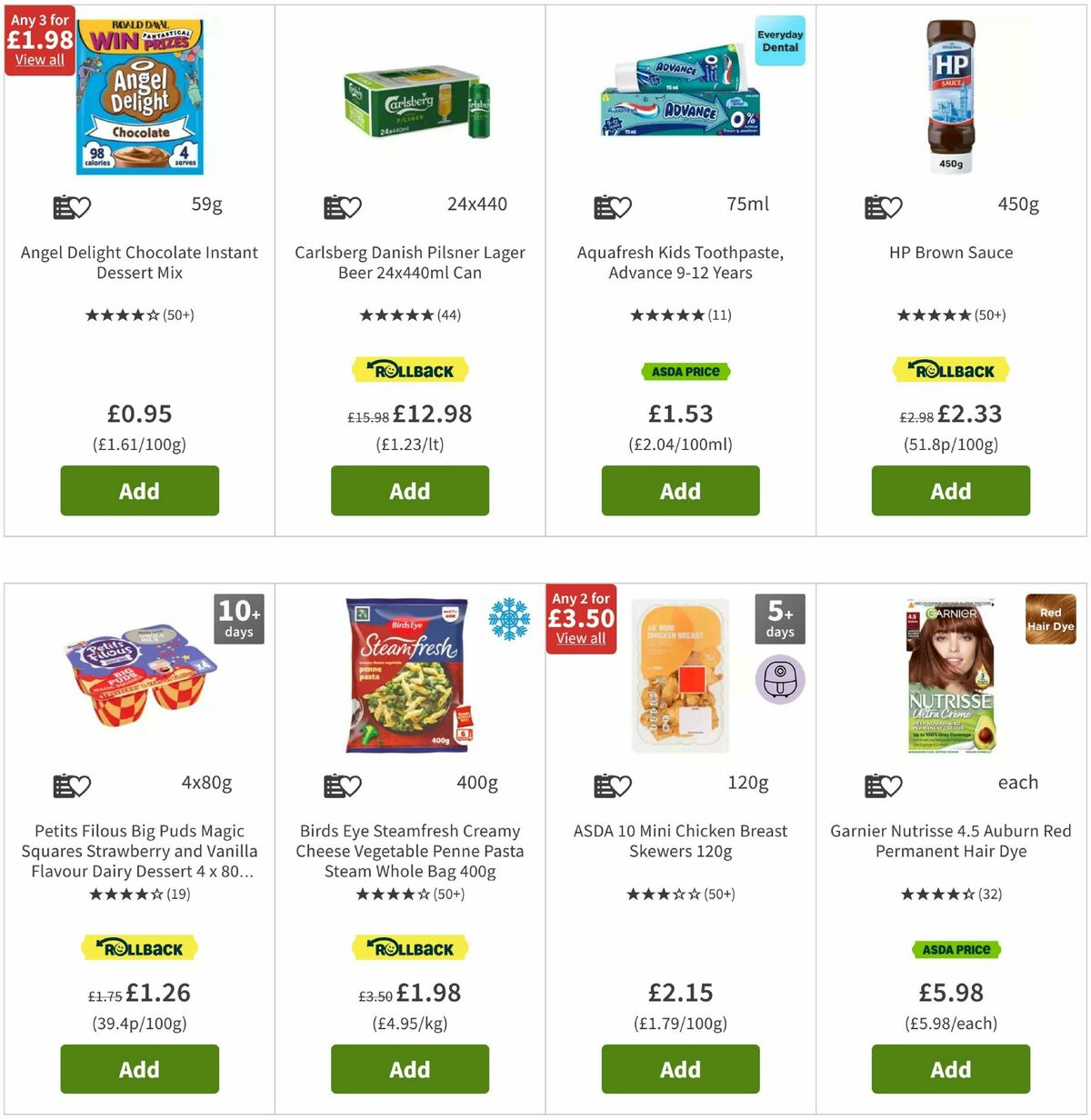 ASDA Offers from 18 July