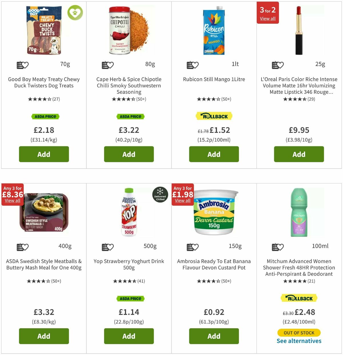 ASDA Offers from 18 July