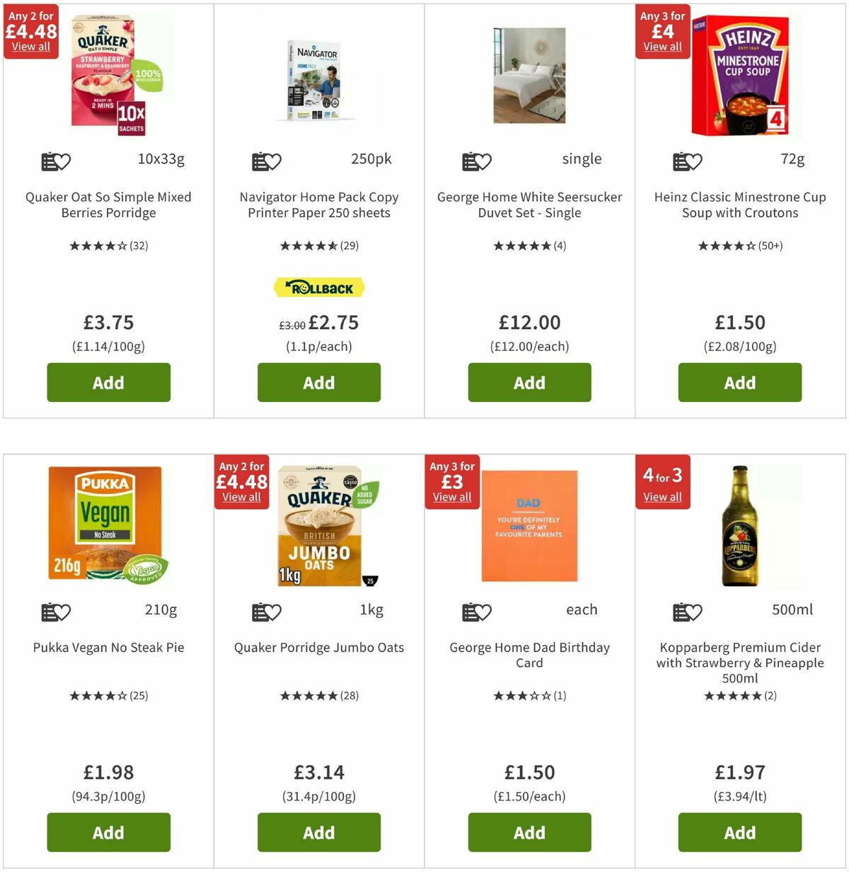ASDA Offers from 18 July