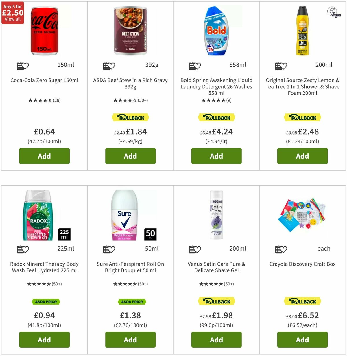 ASDA Offers from 18 July