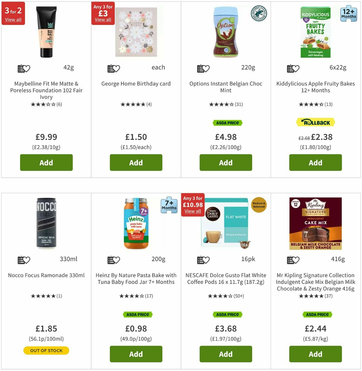 ASDA Offers from 18 July