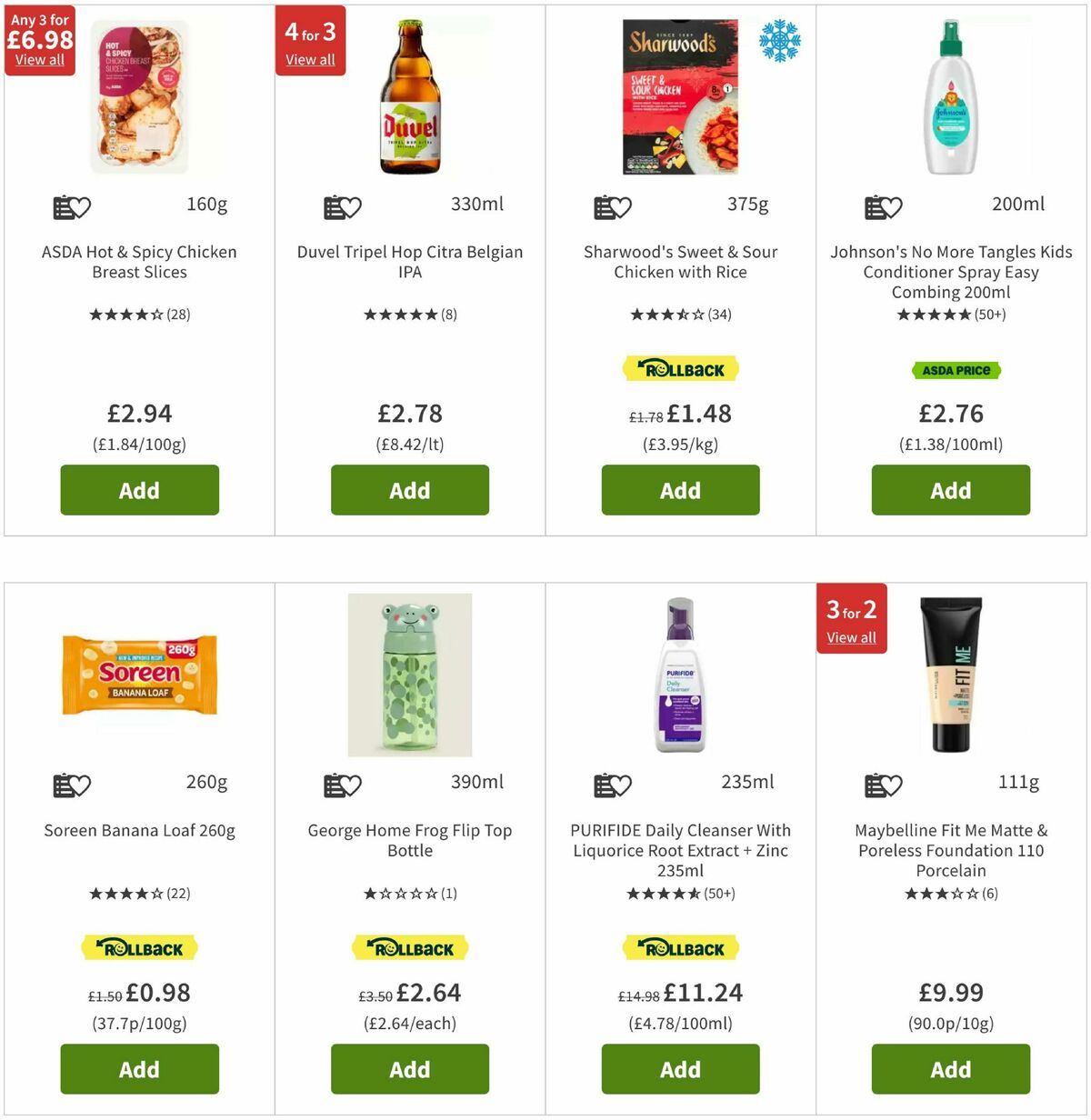 ASDA Offers from 25 July