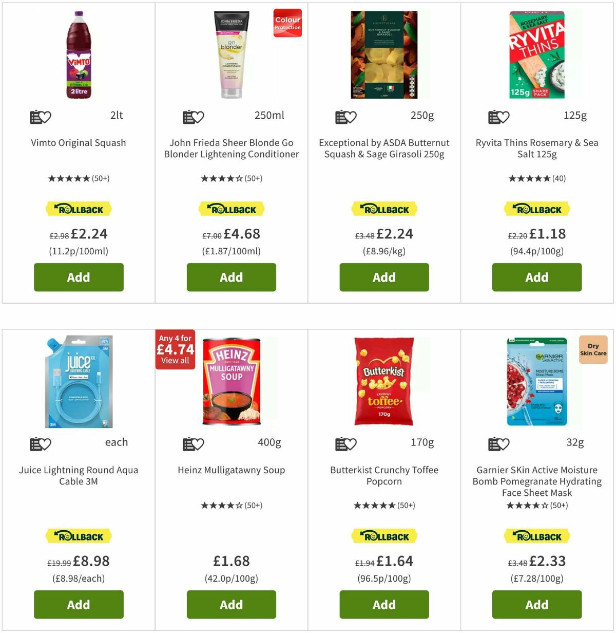 ASDA Offers from 25 July