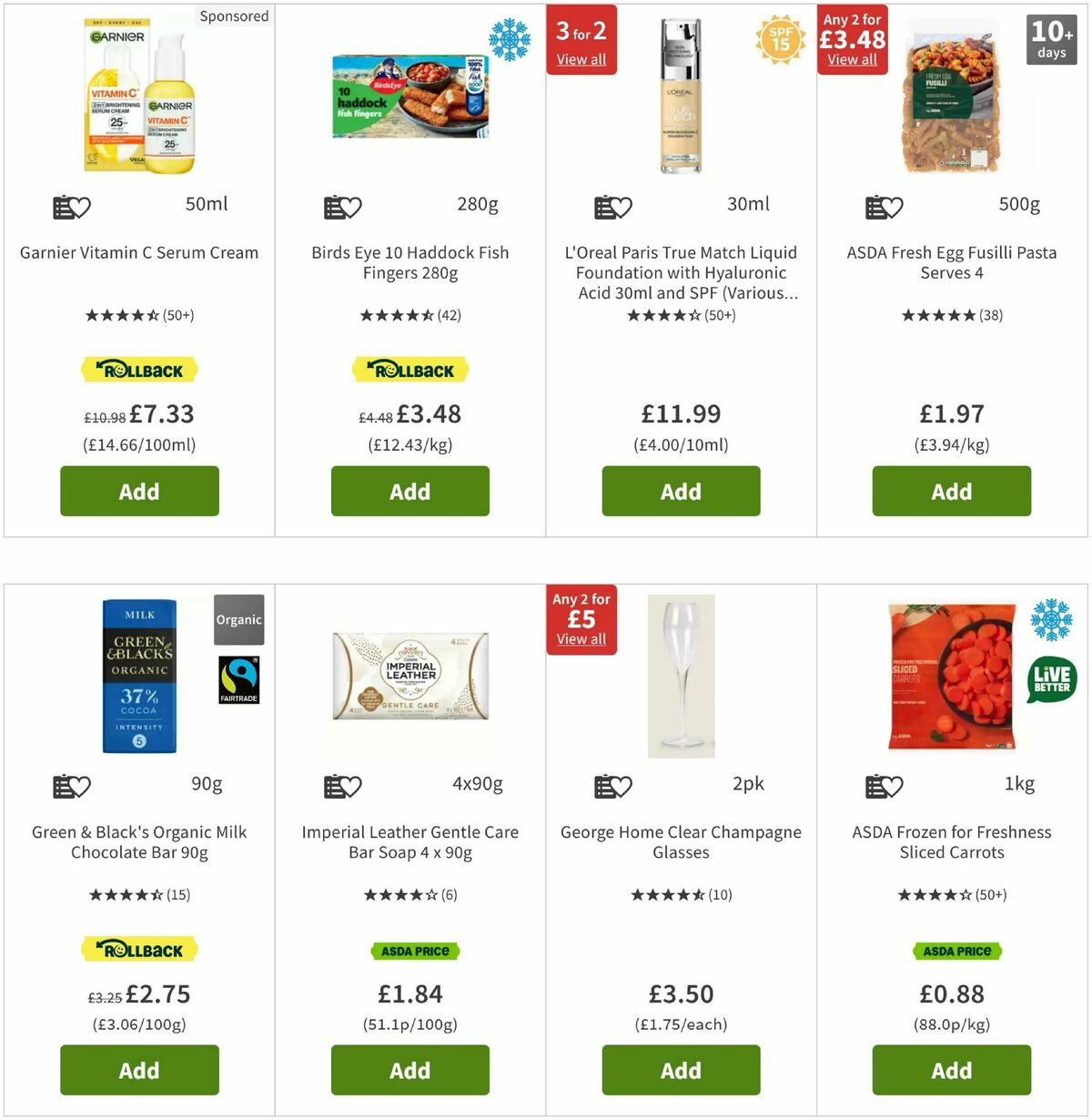 ASDA Offers from 5 August
