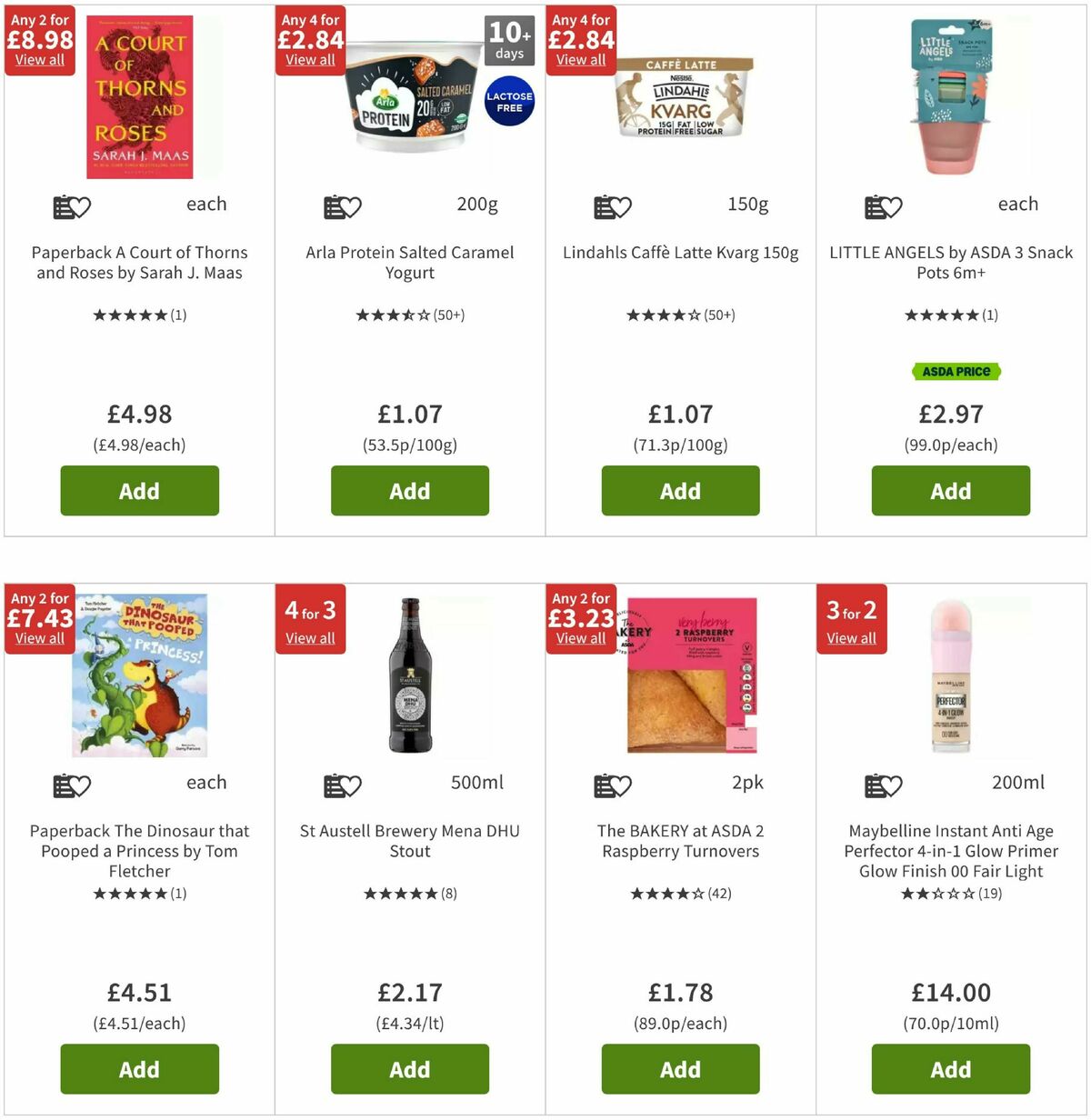 ASDA Offers from 5 August