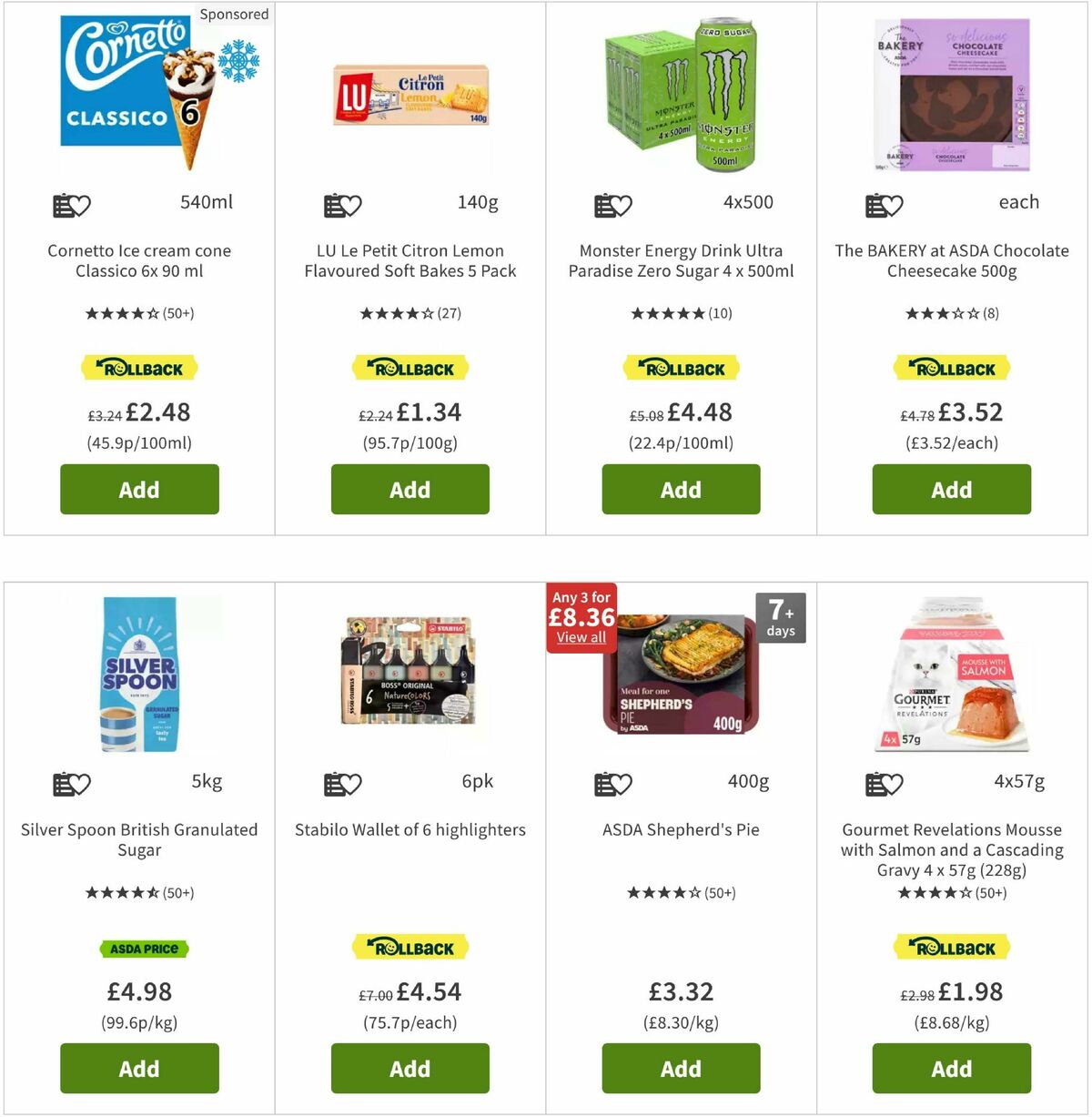 ASDA Offers from 5 August