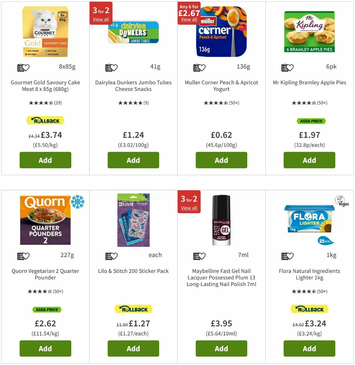 ASDA Offers from 5 August