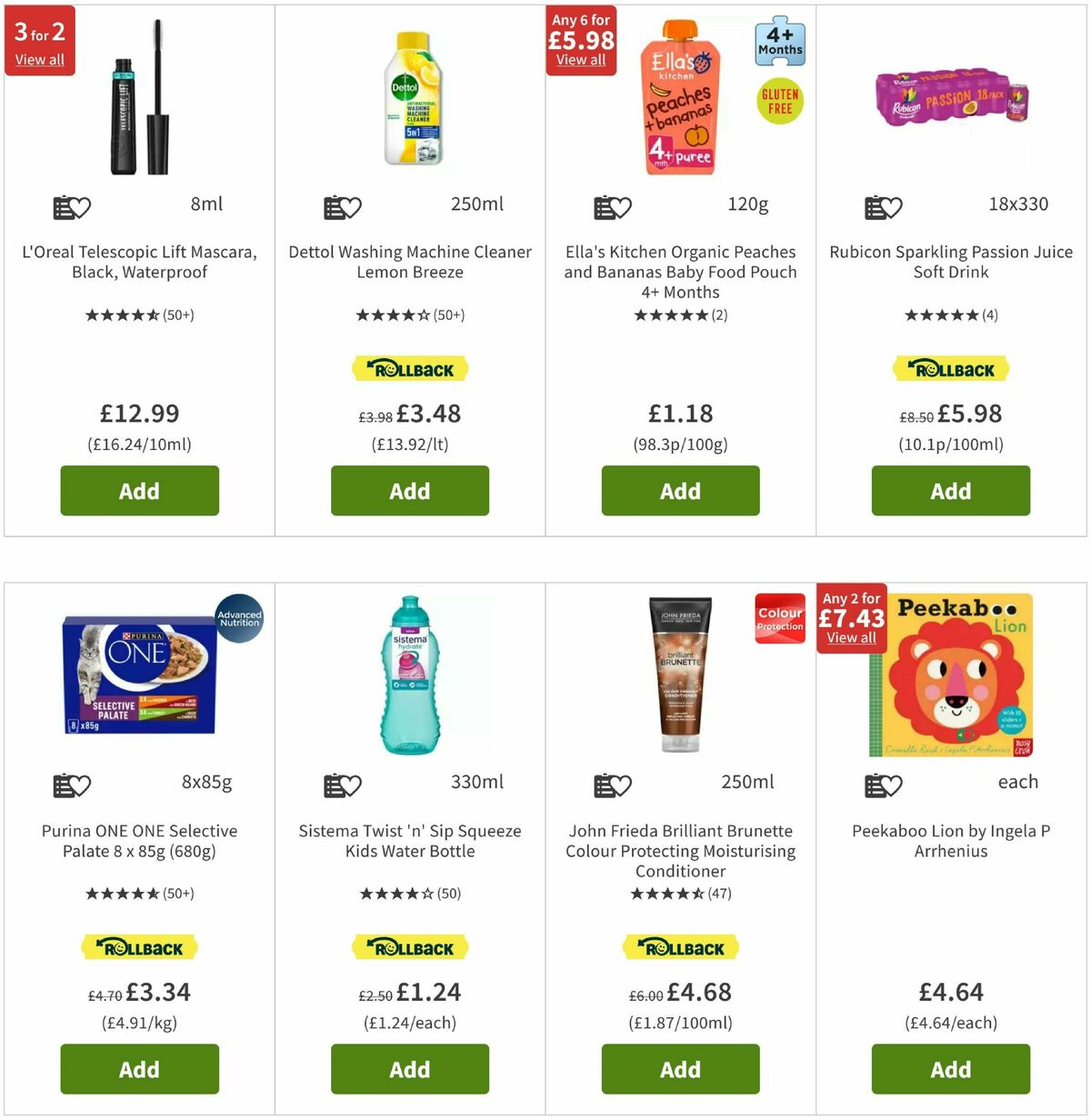 ASDA Offers from 5 August