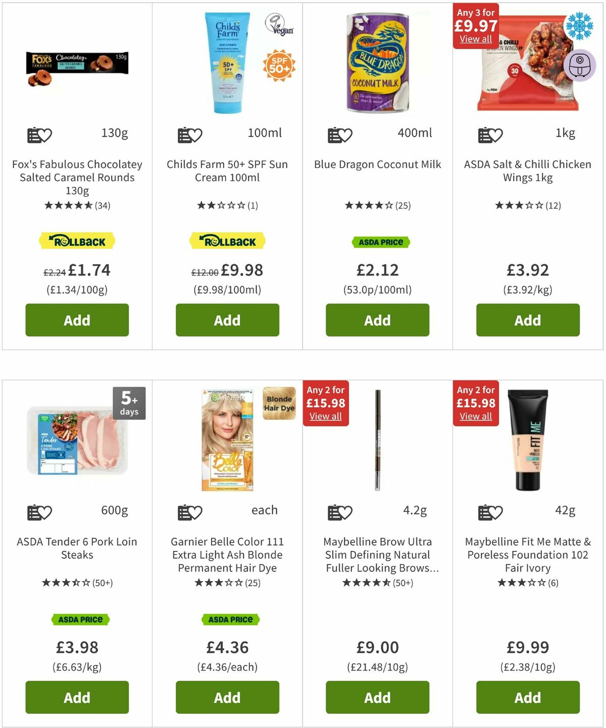 ASDA Offers from 14 August