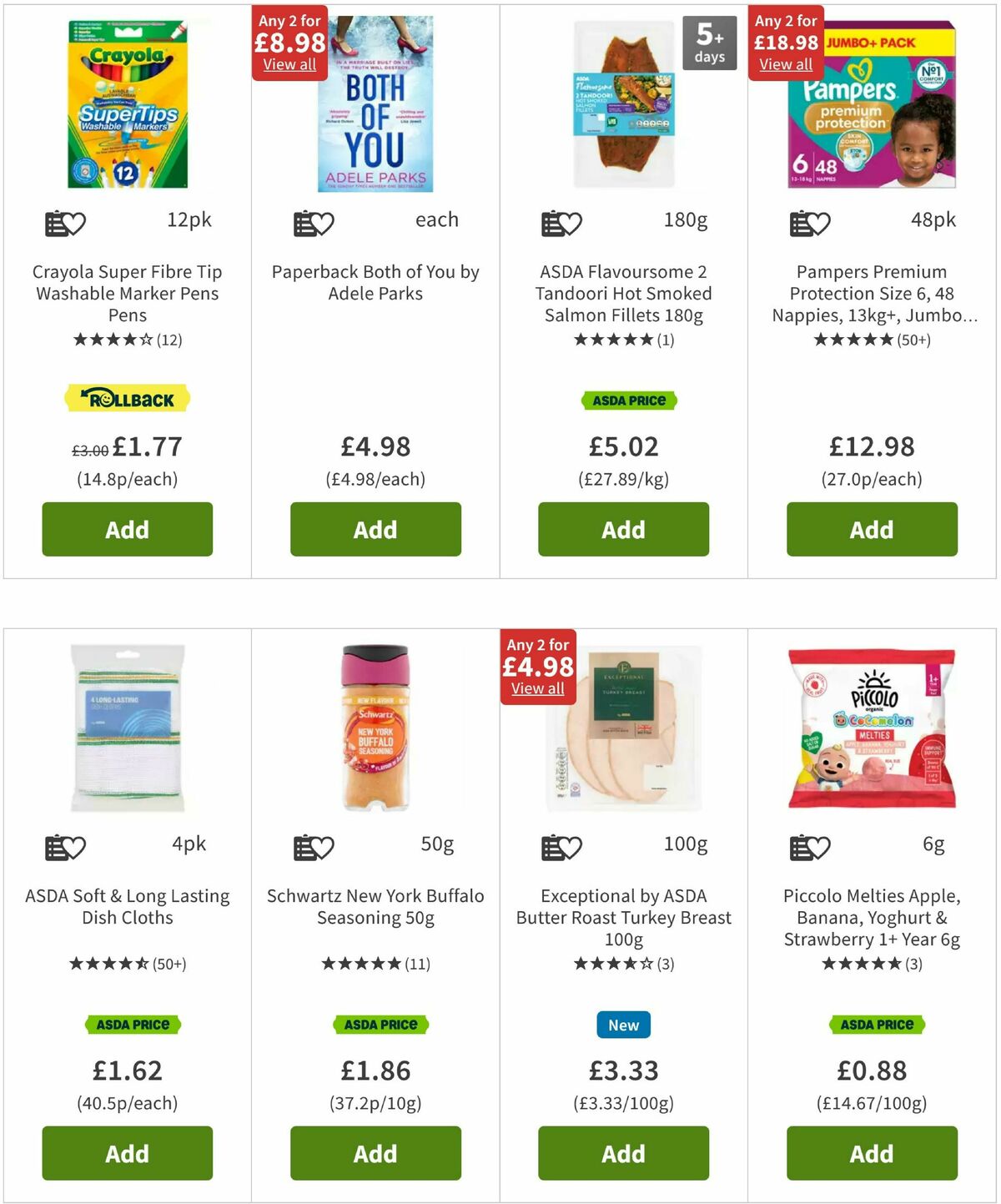 ASDA Offers from 14 August