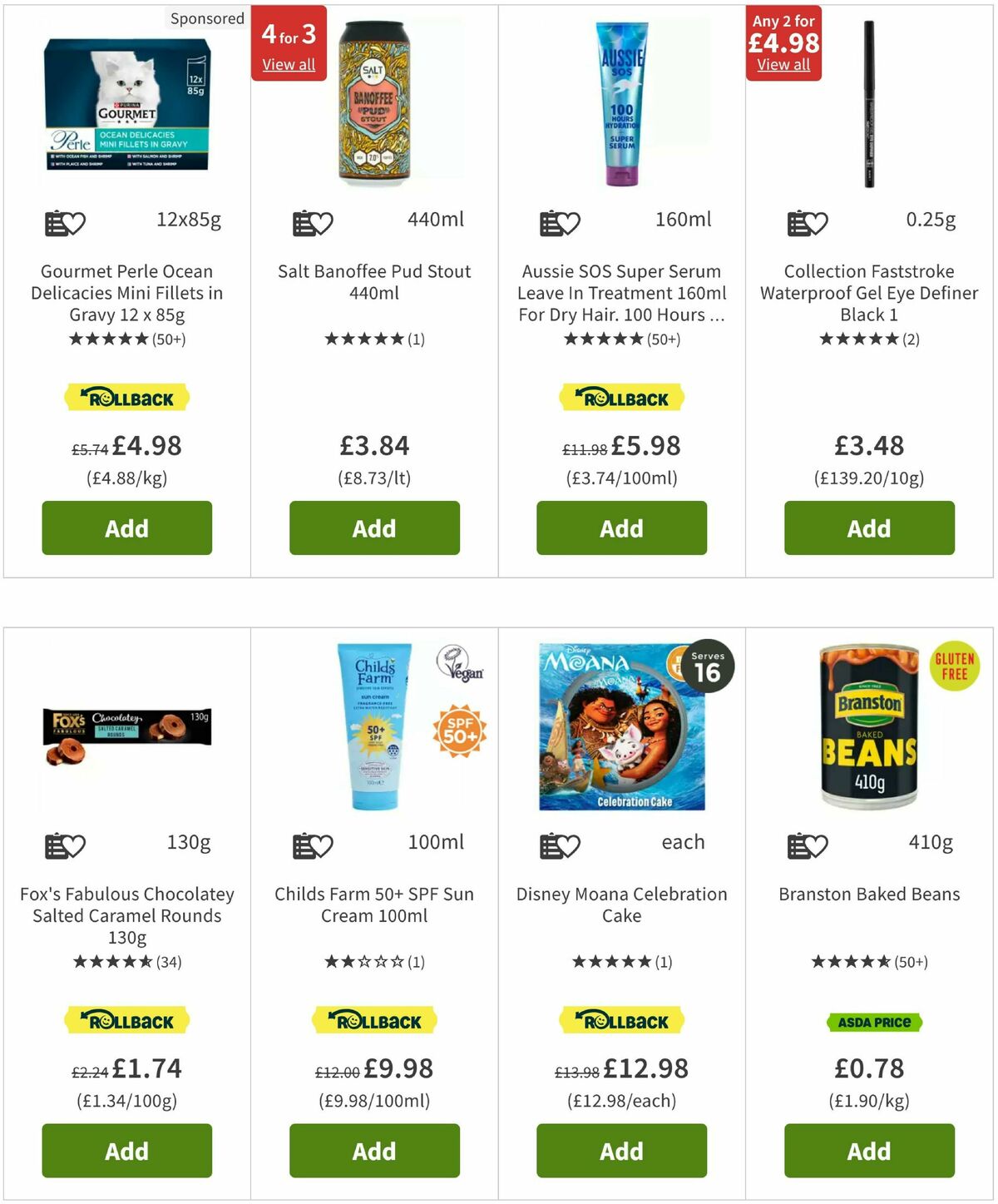 ASDA Offers from 14 August